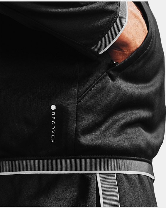 Men's UA RUSH™ Knit Track Jacket, Black, pdpMainDesktop image number 4